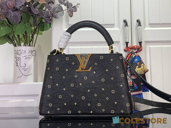 Colestore Louis Vuitton Capucines BB Monogram Strass 27x18x9cm - 1
