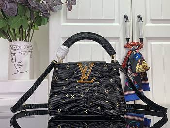 Colestore Louis Vuitton Capucines Mini Monogram Strass 21×14×8cm