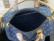 Colestore Louis Vuitton Speedy Soft 30 Blue Denim M14430 30 x 21 x 17cm - 4