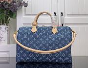 Colestore Louis Vuitton Speedy Soft 30 Blue Denim M14430 30 x 21 x 17cm - 3