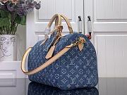 Colestore Louis Vuitton Speedy Soft 30 Blue Denim M14430 30 x 21 x 17cm - 2