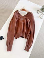 Colestore  Miu Miu Tobacco Cashmere Cardigan - 3