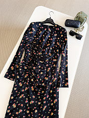 Colestore  Dolce & Gabbana Small floral-print charmeuse dress in Multicolor - 4