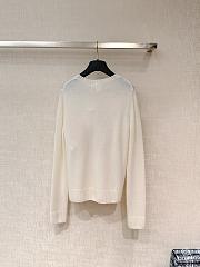 Colestore  Dior Dioramour Sweater Embroidered Pastel Dior Velvet Bloom Cashmere and Wool Knit - 6
