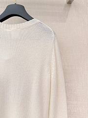 Colestore  Dior Dioramour Sweater Embroidered Pastel Dior Velvet Bloom Cashmere and Wool Knit - 3