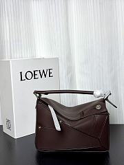 Colestore  Loewe Panta large Puzzle bag in shiny calfskin Brown 24x10.5x16.5cm - 1