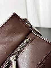 Colestore  Loewe Panta large Puzzle bag in shiny calfskin Brown 24x10.5x16.5cm - 5