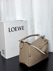  Colestore Loewe Panta large Puzzle bag in shiny calfskin Clay 24x10.5x16.5cm - 4