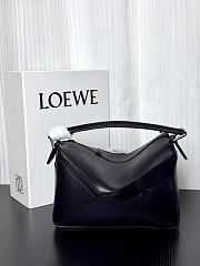 	 Colestore Loewe Panta large Puzzle bag in shiny calfskin Black 24x10.5x16.5cm - 3