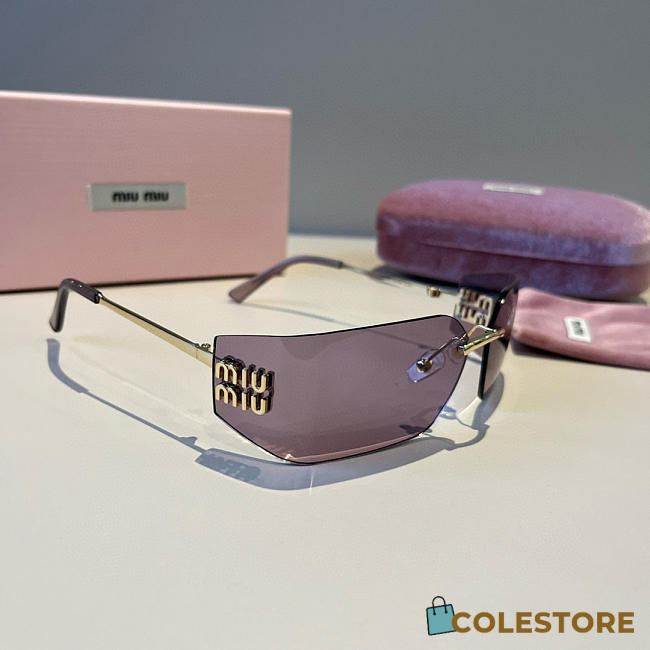 Colestore Miu Miu Runway Sunglasses Mauve Lenses - 1