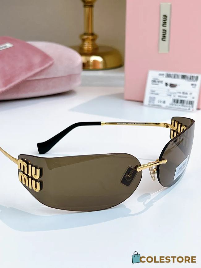 Colestore Miu Miu Runway Sunglasses Brown Lenses - 1