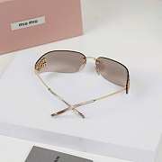 	 Colestore Miu Miu Runway Sunglasses Gold/Mirror Brown Lenses - 4
