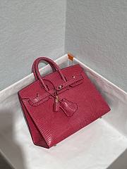 Colestore Hermès Birkin 25 Fuchsia Varanus Niloticus Lizard Gold Hardware - 2