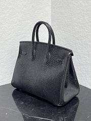 	 Colestore Hermès Birkin 25 Black Lizard Gold Hardware - 3