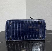 	 Colestore Hermès Birkin 30 Blue Sapphire Porosus Croco Silver Hardware - 4