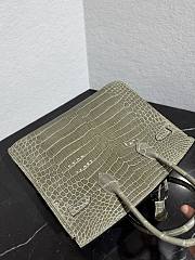 	 Colestore Hermès Birkin 30 Gris Tourterelle Shiny Porosus Crocodile Silver Hardware - 2