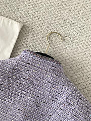 Colestore Chanel Jacket   Cotton tweed & Sequins  Lilac - 6