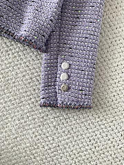 Colestore Chanel Jacket   Cotton tweed & Sequins  Lilac - 2