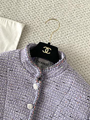 Colestore Chanel Jacket   Cotton tweed & Sequins  Lilac - 4
