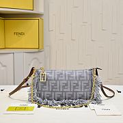Colestore  Fendi Baguette Tissu Bleu 20x3x12cm - 1