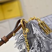Colestore  Fendi Baguette Tissu Bleu 20x3x12cm - 5