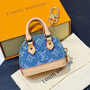 Colestore  Louis Vuitton LV x TM Micro Alma Denim Cerise Bag Charm  - 6