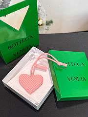 Colestore Bottega Veneta Charm Heart da Uomo di in Rosa  - 5