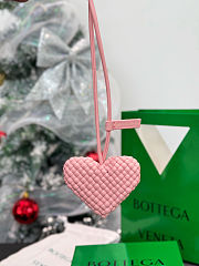 Colestore Bottega Veneta Charm Heart da Uomo di in Rosa  - 4