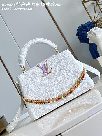 Colestore Louis Vuitton Confetti Collection Capucines BB Taurillon Leather 27x19x9cm