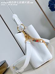 Colestore Louis Vuitton Confetti Collection Capucines BB Taurillon Leather 27x19x9cm - 5
