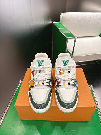 Colestore Louis Vuitton LV Trainer Sneakers Green 