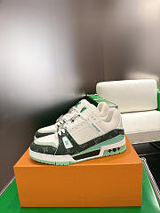 Colestore Louis Vuitton LV Trainer Sneakers Green  - 3