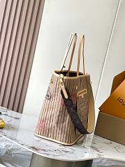 Colestore Louis Vuitton Neverfull Bandoulière Inside Out GM Monogram coated canvas/Stamped beige textile 39x32x19cm - 5