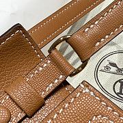 Colestore Hermes Kelly Elan Epsom in Brown Gold Hardware 27x15x5cm - 2