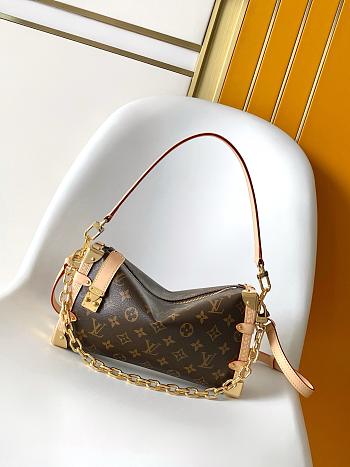 Colestore Louis Vuitton Side Trunk East West MM Bag Monogram Canvas M28385 28 x 15 x 7 cm