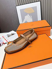 Colestore Hermes Kichu Ballet flat Beige Lin / Naturel - 2