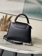 Colestore Louis Vuitton Capucines BB Crystal Embroidery Bag Black 27 x 17.3 x 9 cm - 4