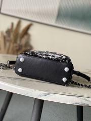 Colestore Louis Vuitton Capucines Mini Crystal Embroidery Bag Black 21 x 13.6 x 8 cm - 6