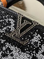 Colestore Louis Vuitton Capucines Mini Crystal Embroidery Bag Black 21 x 13.6 x 8 cm - 2