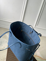 Colestore Louis Vuitton Neverfull MM Blue Jean 31 x 28 x 14 cm - 3