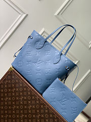 Colestore Louis Vuitton Neverfull MM Blue Jean 31 x 28 x 14 cm - 1