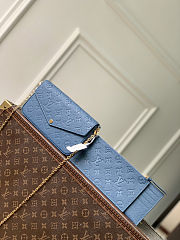 Colestore Louis Vuitton Pochette Félicie Blue Jean 21 x 3 x 12cm - 1