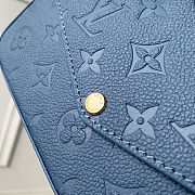 Colestore Louis Vuitton Pochette Félicie Blue Jean 21 x 3 x 12cm - 6
