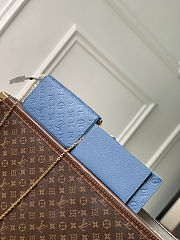 Colestore Louis Vuitton Pochette Félicie Blue Jean 21 x 3 x 12cm - 5