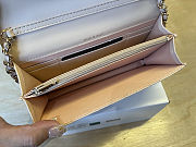 Colestore Chanel Mini Flap Bag with Top Handle Grained Grained Gold-tone Diamond quilting Light Beige 19cm - 3