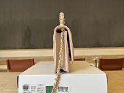 Colestore Chanel Mini Flap Bag With Top Handle Grained Calfskin Gold Hardware Light Beige 19cm - 3