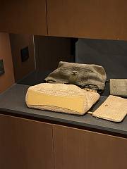 Colestore Chanel Shopping Bag   Braided Raffia & Gold-Tone Metal  Beige  26 x 40 x 12cm - 4