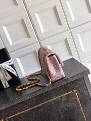 Colestore Chanel Evening Bag   Diamanté, Imitation Pearls & Gold-Tone Metal  Dark Pink, Pearly White & Light Pink  13 x 21 x 8cm - 4