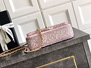 Colestore Chanel Evening Bag   Diamanté, Imitation Pearls & Gold-Tone Metal  Dark Pink, Pearly White & Light Pink  13 x 21 x 8cm - 3