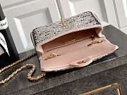 Colestore Chanel Evening Bag   Strass, Imitation Pearls & Gold-Tone Metal  Black, Pink, Pearly White & Gold  13 x 21 x 8cm - 5